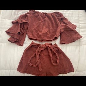 Sage brand two piece set